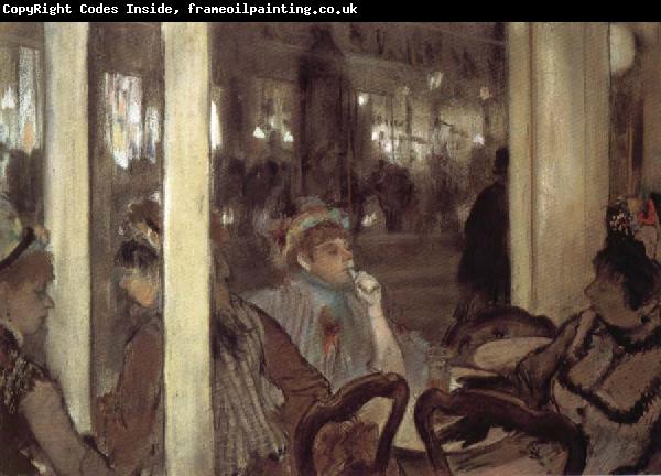 Edgar Degas Women in open air cafe